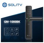 Khóa cửa vân tay Solity GM-1000BKKhóa cửa vân tay Solity GM