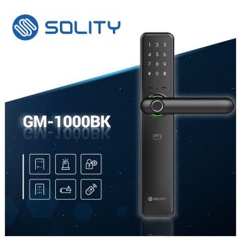 Khóa cửa vân tay Solity GM-1000BK