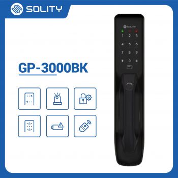 Khóa cửa điện tử vân tay Solity GP-3000BK